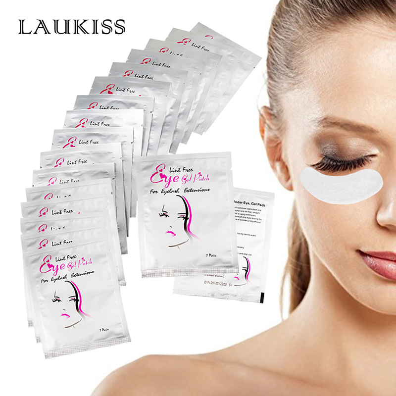 Nail Art Extension - Laukiss 50/100/200Pairs رمش الوسادة رقعة جل