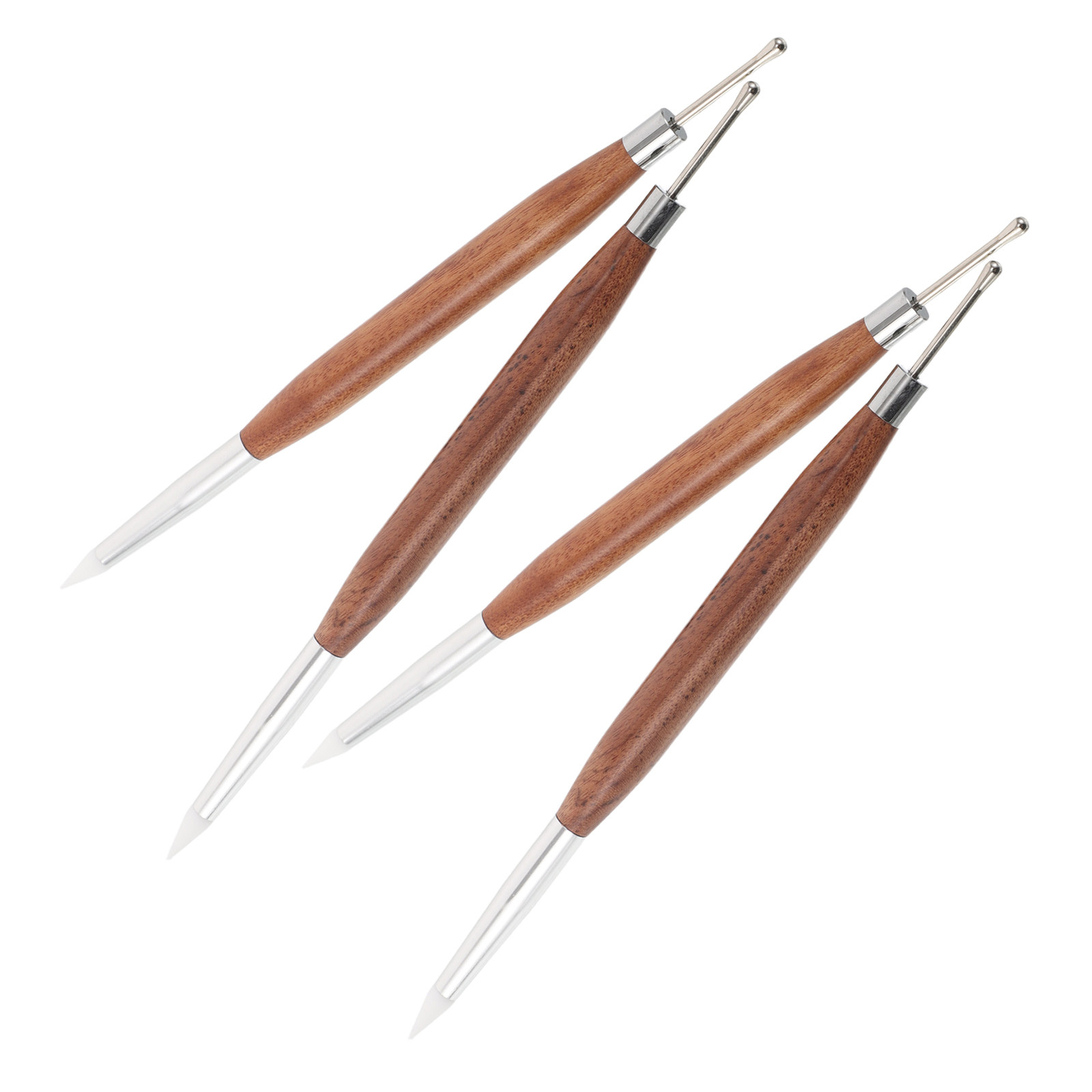 Nail Art Dotting Tool - قطعتان من فرش رسم الأظافر مزدوجة