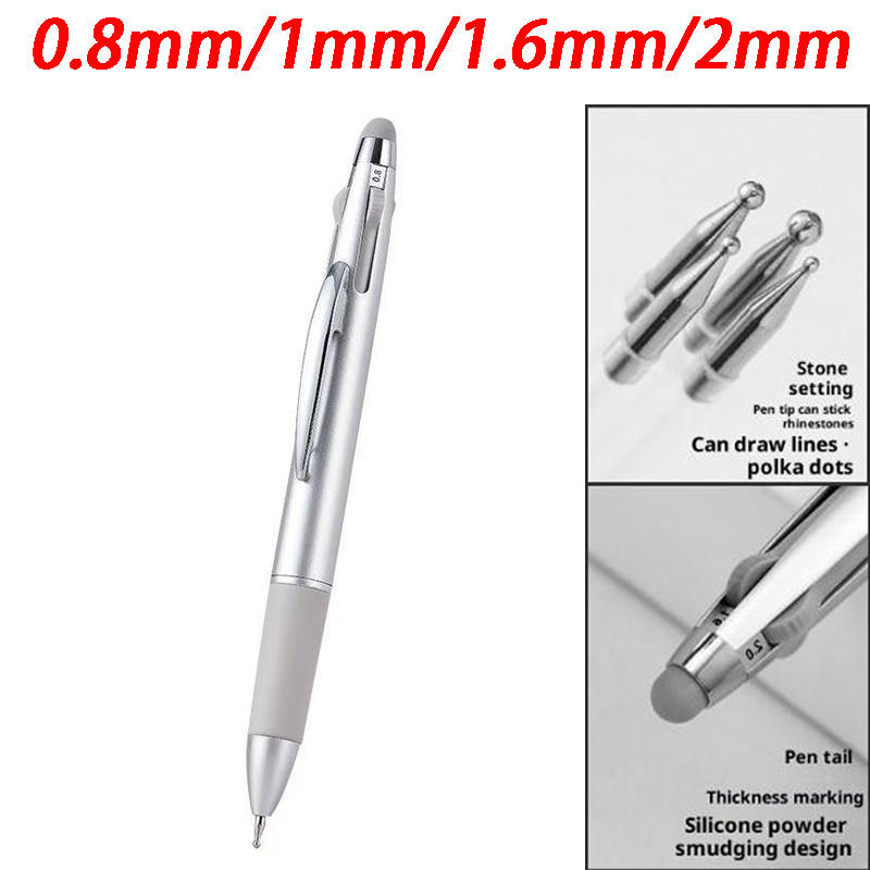 4in1 0.8/1.0/1.6/2.0 مللي متر  - مراجعة Nail Art Dotting Tool وسعره