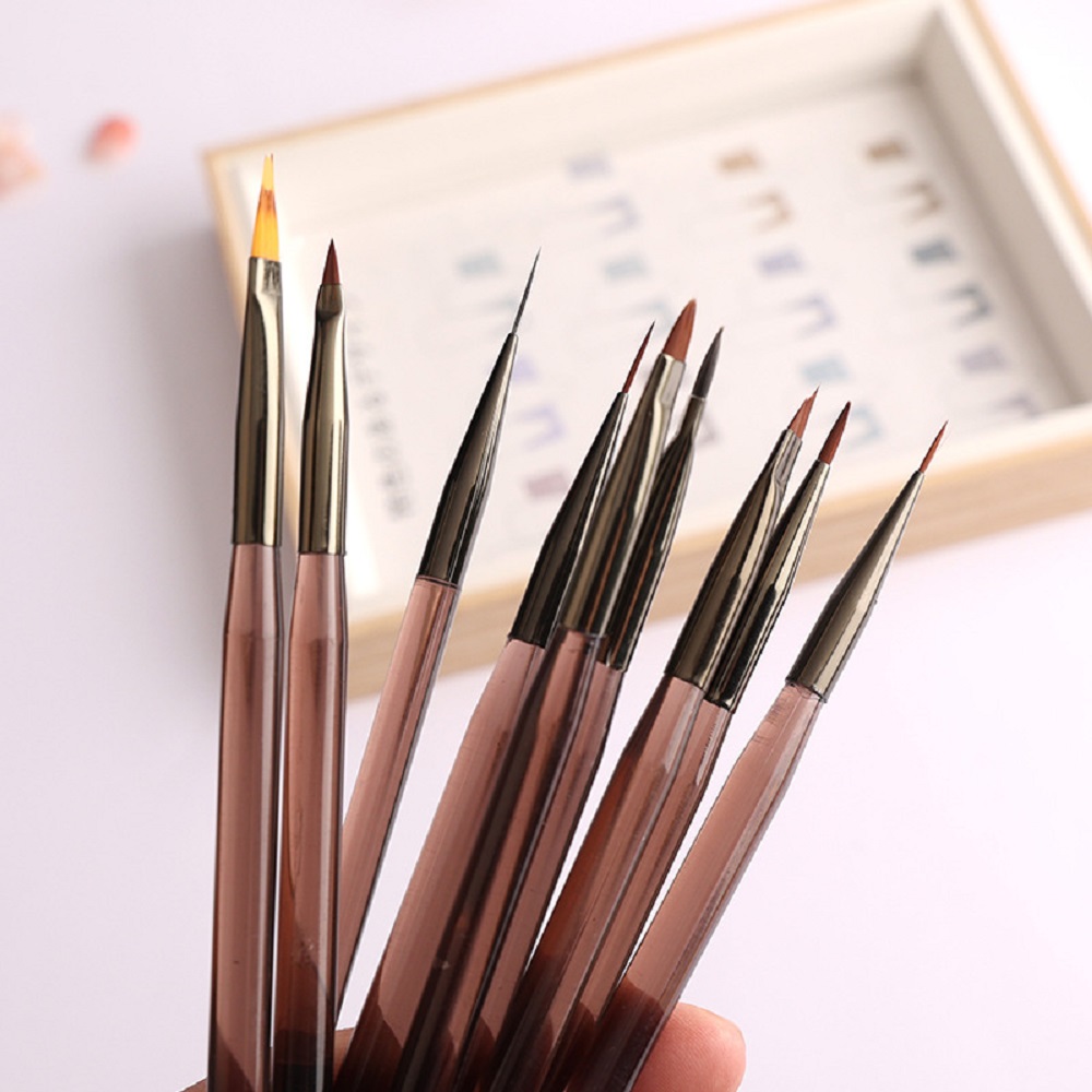 مجموعة فرش أظافر متعددة الرؤوس - مراجعة Nail Art Rame وسعره