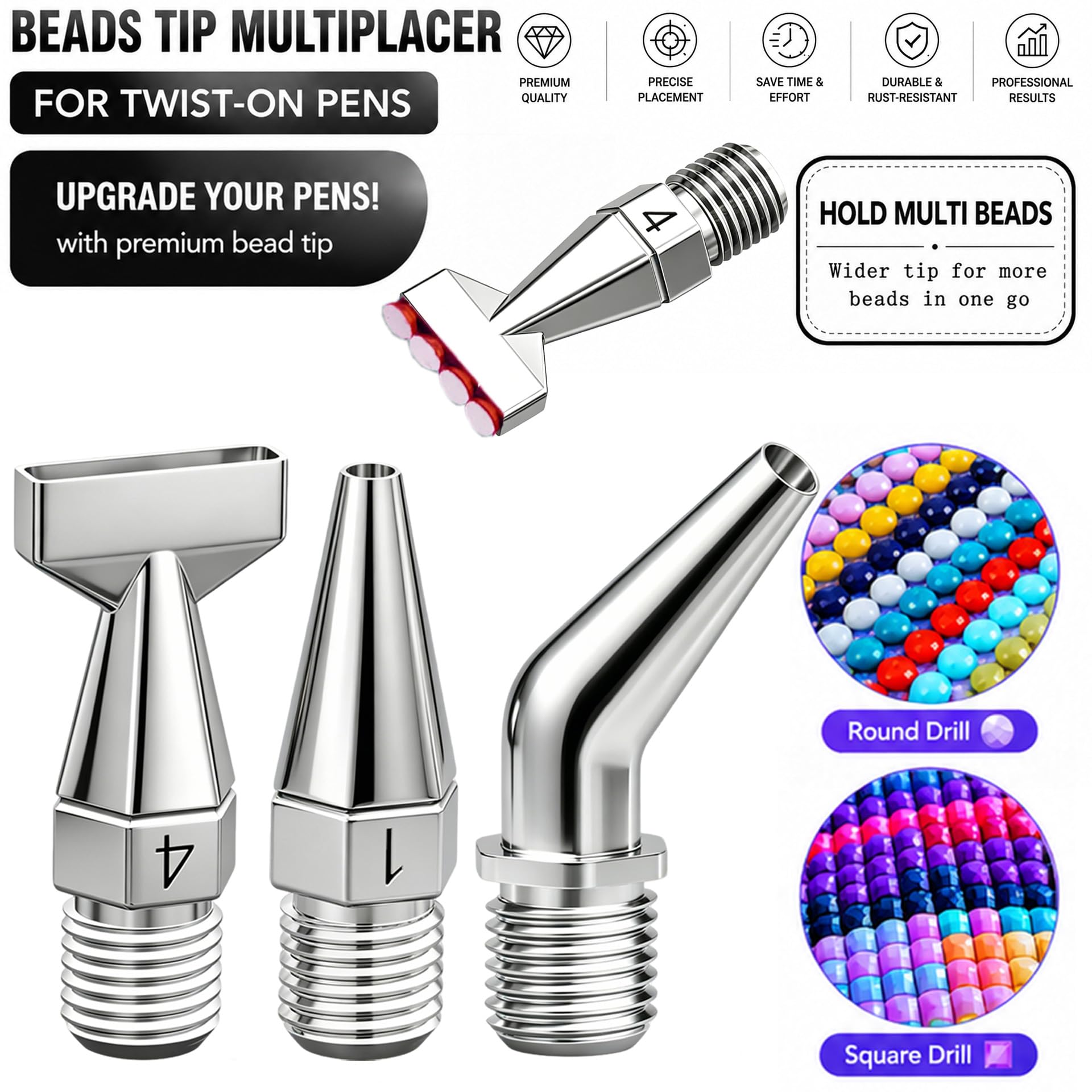 قلم فني للرسم بالألماس، ذو طرف - مراجعة Nail Art Dotting Tool وسعره