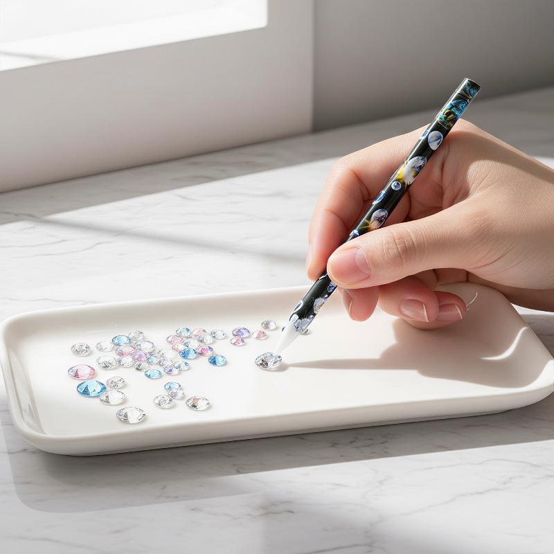 قلم شمع لتزيين الأظافر مع أداة - مراجعة Nail Art Dotting Tool وسعره