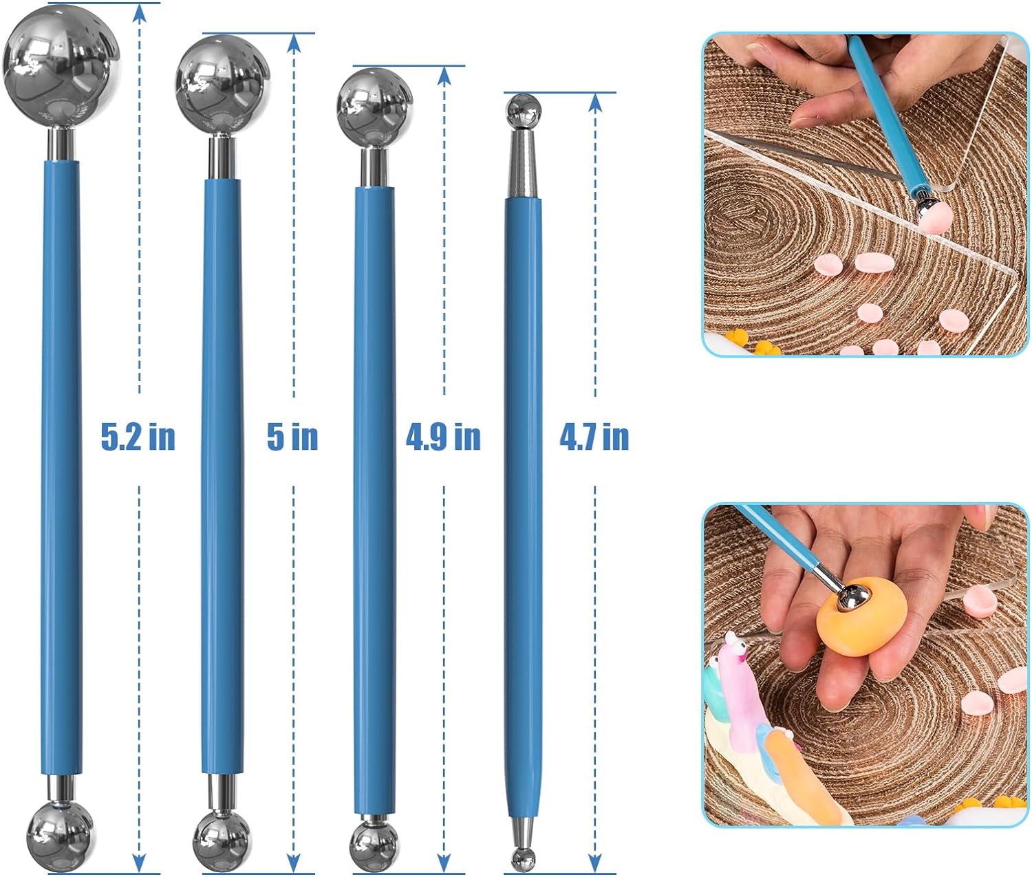 بوليمر النمذجة الطين النحت أدو - مراجعة Nail Art Dotting Tool وسعره