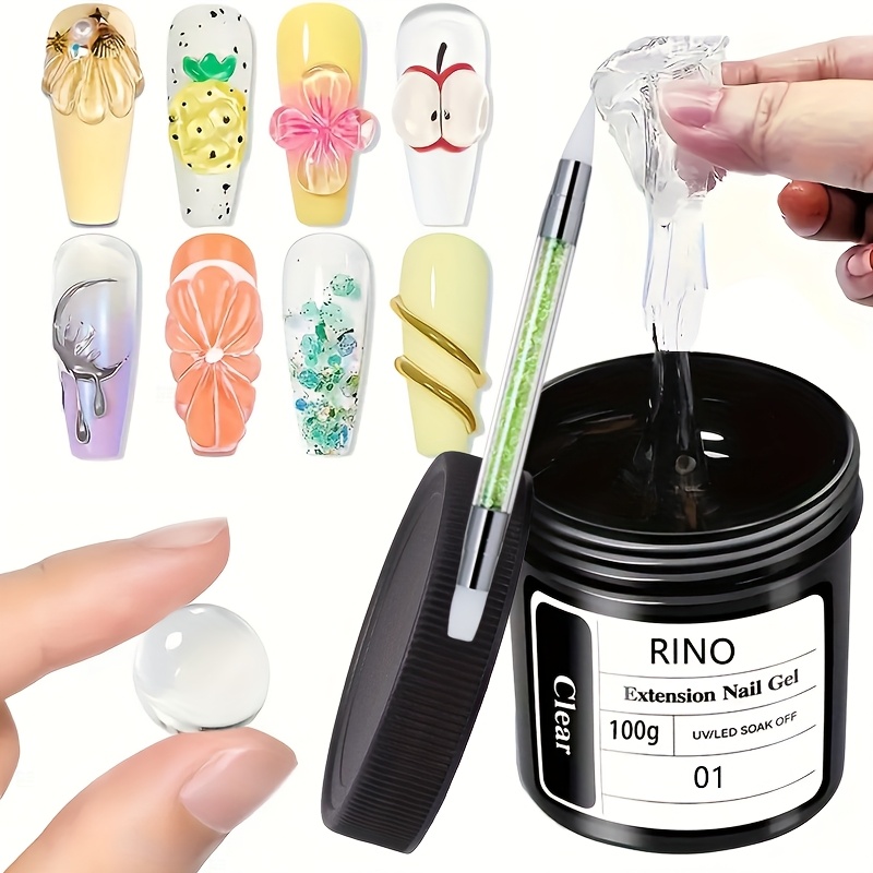 جل أظافر شفاف غير لاصق 100 جرا - مراجعة Nail Art Extension وسعره