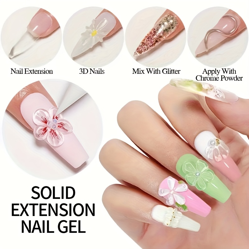 جل أظافر شفاف غير لاصق 100 جرا - مراجعة Nail Art Extension وسعره
