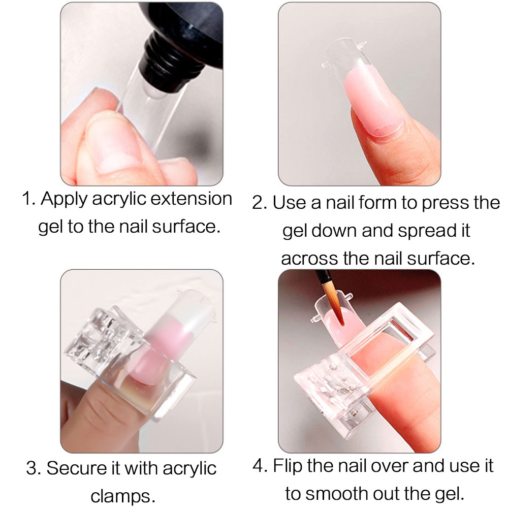 5 قطع من أشكال الأظافر المرنة  - مراجعة Nail Art Extension وسعره