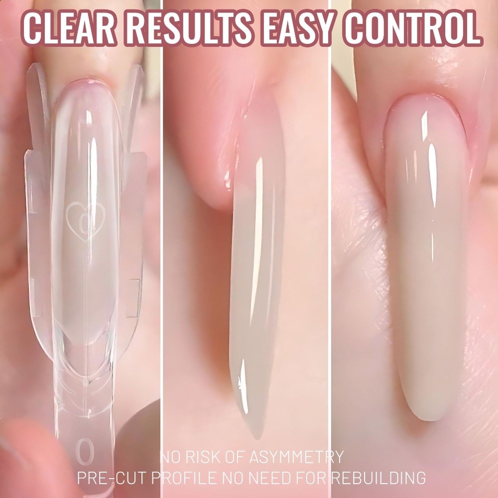 120 قطعة من قوالب الأظافر الشف - مراجعة Nail Art Extension وسعره