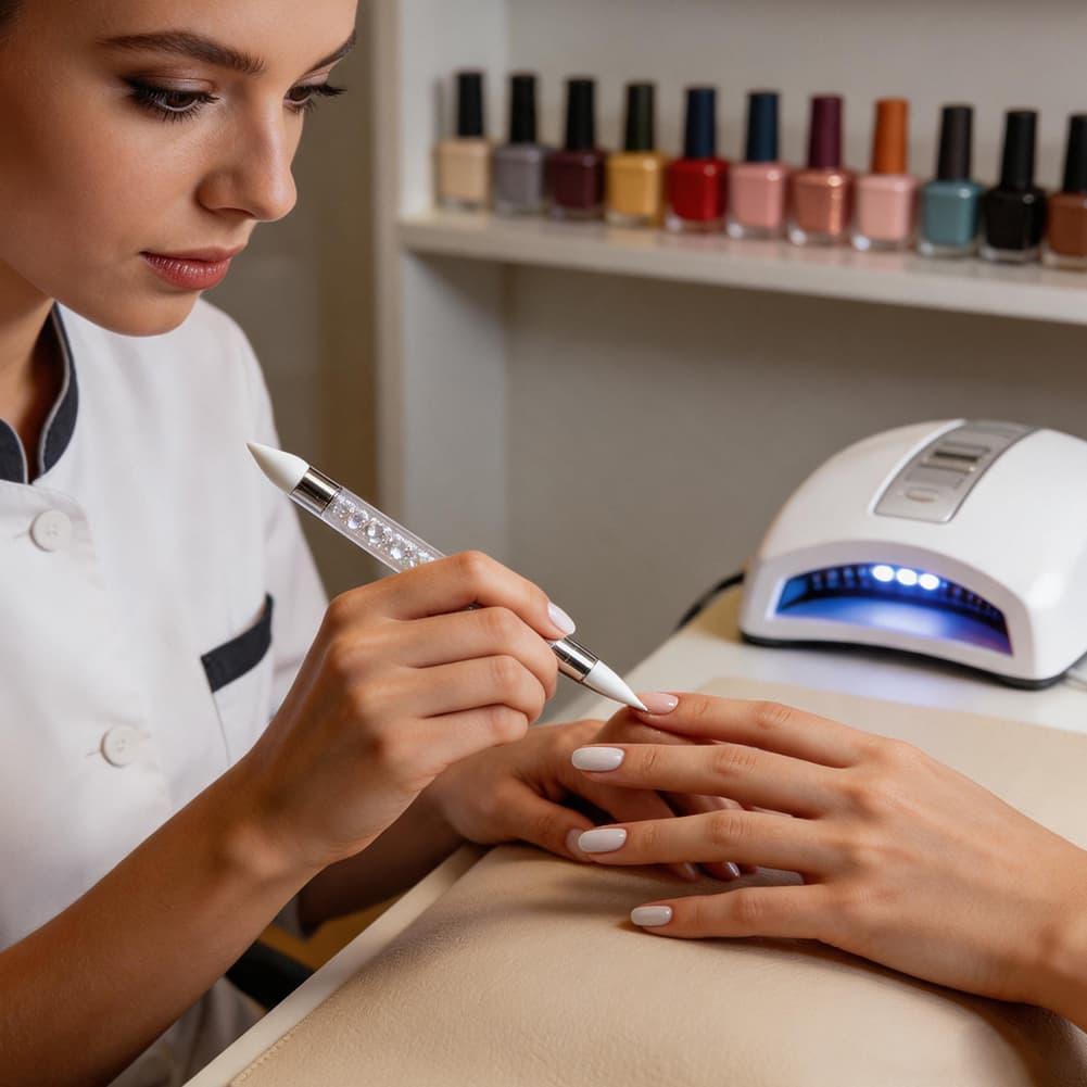 قلم سيليكون مزدوج الرأس لفن ال - مراجعة Nail Art Rame وسعره
