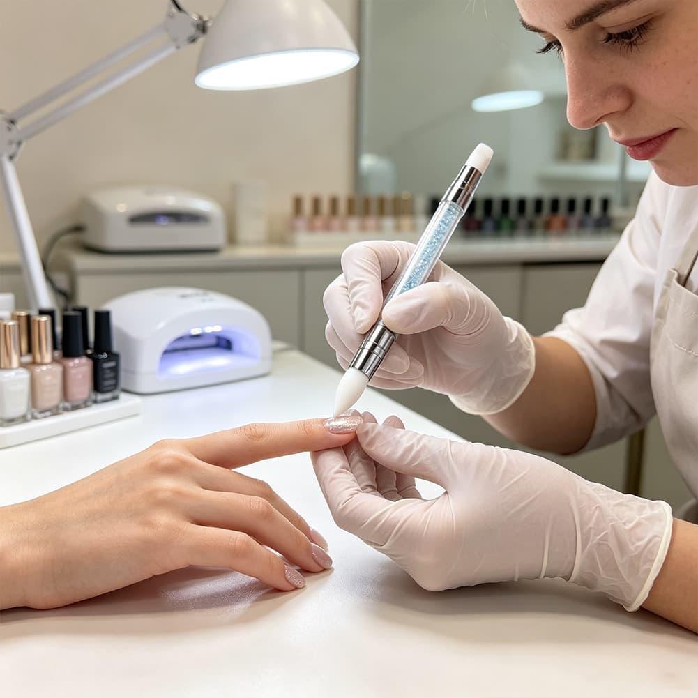 قلم سيليكون مزدوج الرأس لفن ال - مراجعة Nail Art Rame وسعره
