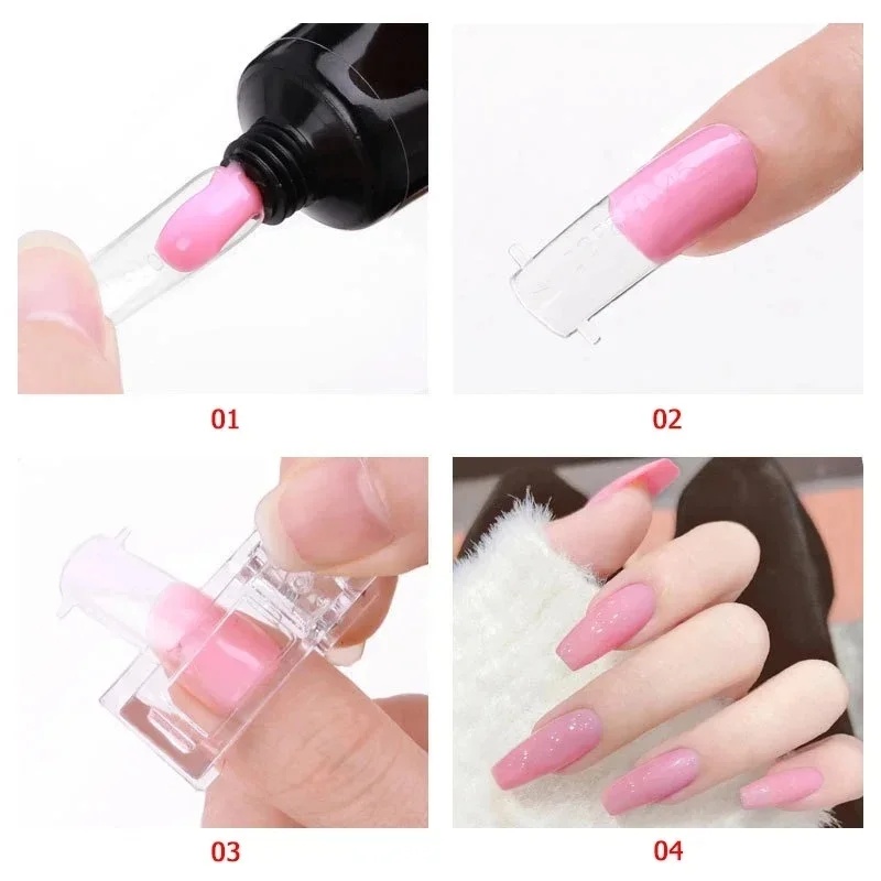 10/20 قطعة من مشابك الأظافر ال - مراجعة Nail Art Extension وسعره